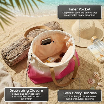 OCTAVE Ladies Summer Beach Bags - Ombre Effect