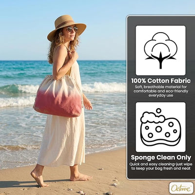 OCTAVE Ladies Summer Beach Bags - Ombre Effect