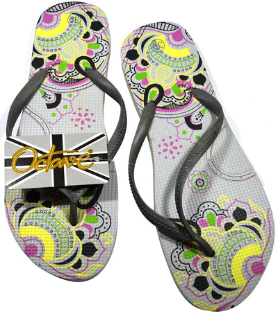 OCTAVE Ladies Summer Beach Wear Flip Flops - Mandala Design