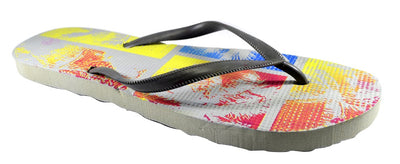 OCTAVE Ladies Summer Beach Wear Flip Flops - Tropical Design