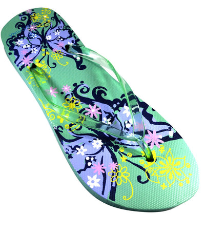 OCTAVE Ladies Summer Beach Wear Flip Flops - Butterfly Design