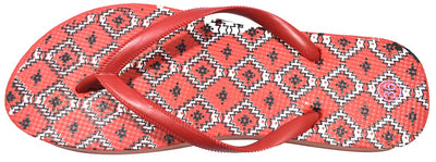 OCTAVE Ladies Summer Beach Wear Flip Flops - Diamonds Design