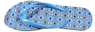 OCTAVE Ladies Summer Beach Wear Flip Flops - Diamonds Design