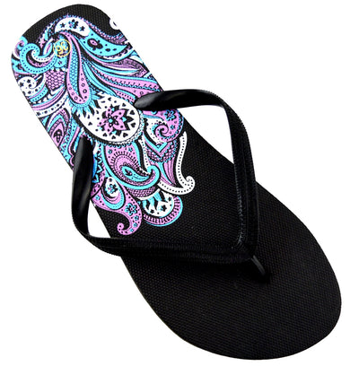 OCTAVE Ladies Summer Beach Wear Flip Flops - Blossom Design