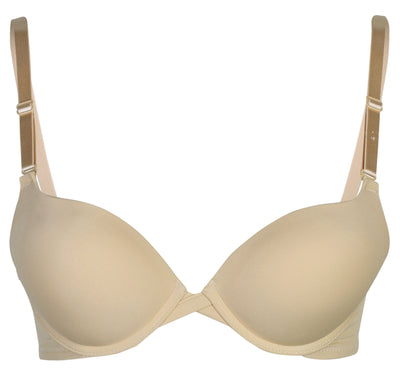 Passionelle® Womens Seamless 2 Cup Sizes Bigger Padded Push up Bras - Pack of 2