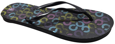 OCTAVE Ladies Summer Beach Wear Flip Flops - Links Design