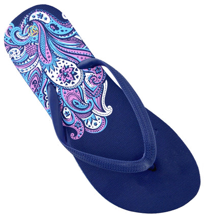 OCTAVE Ladies Summer Beach Wear Flip Flops - Blossom Design