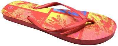 OCTAVE Ladies Summer Beach Wear Flip Flops - Tropical Design
