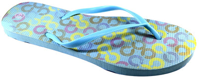 OCTAVE Ladies Summer Beach Wear Flip Flops - Links Design