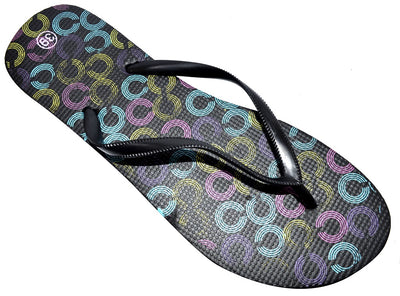OCTAVE Ladies Summer Beach Wear Flip Flops - Links Design