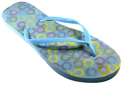 OCTAVE Ladies Summer Beach Wear Flip Flops - Links Design