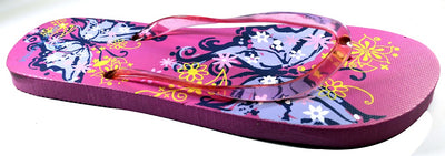 OCTAVE Ladies Summer Beach Wear Flip Flops - Butterfly Design