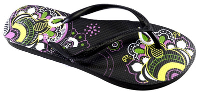 OCTAVE Ladies Summer Beach Wear Flip Flops - Mandala Design