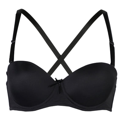 Passionelle® Womens Smoothly Padded Strapless Multiway Push Up Bras - Pack of 6