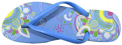 OCTAVE Ladies Summer Beach Wear Flip Flops - Mandala Design
