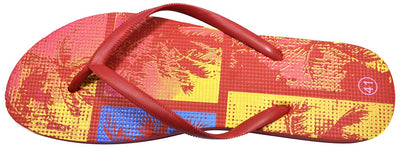 OCTAVE Ladies Summer Beach Wear Flip Flops - Tropical Design