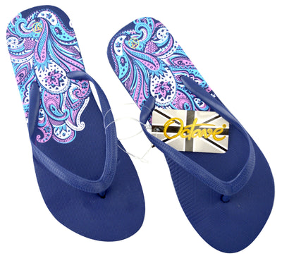 OCTAVE Ladies Summer Beach Wear Flip Flops - Blossom Design