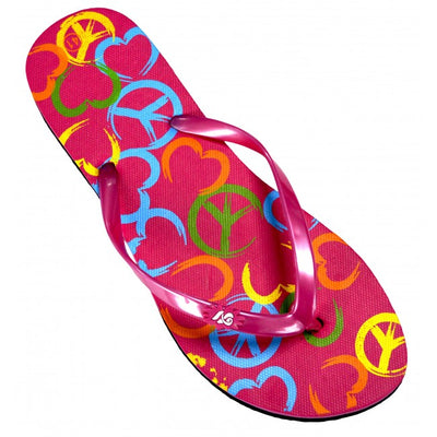 OCTAVE Ladies Summer Beach Wear Flip Flops - Peace Design
