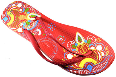 OCTAVE Ladies Summer Beach Wear Flip Flops - Mandala Design