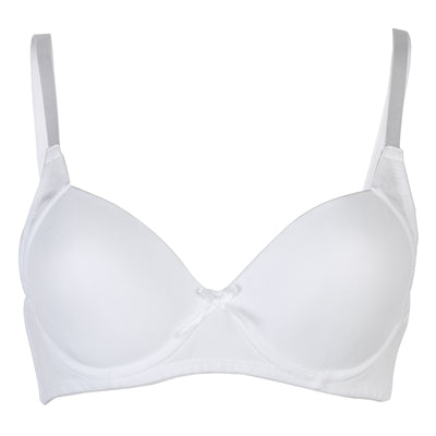 Passionelle® Womens Classic Lingerie Designer Seamless T-Shirt Bras - Pack of 3