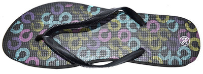 OCTAVE Ladies Summer Beach Wear Flip Flops - Links Design