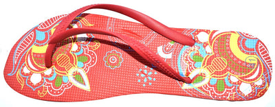 OCTAVE Ladies Summer Beach Wear Flip Flops - Mandala Design