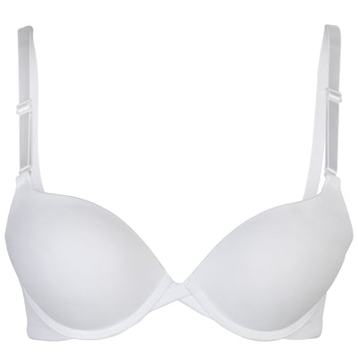 Passionelle® Womens Seamless 2 Cup Sizes Bigger Padded Push Up Bras - Pack of 3