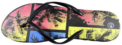 OCTAVE Ladies Summer Beach Wear Flip Flops - Tropical Design