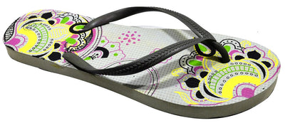 OCTAVE Ladies Summer Beach Wear Flip Flops - Mandala Design
