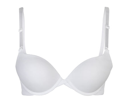 Passionelle® Womens Seamless 2 Cup Sizes Bigger Padded Push up Bras - Pack of 2