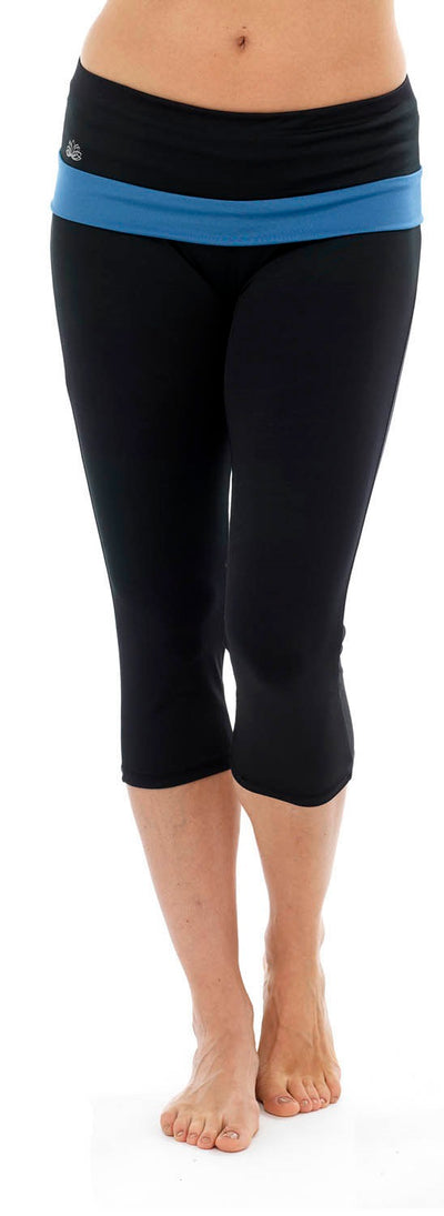 OCTAVE Ladies Fitness Cropped 3/4 Capri Yoga Pants - Gym / Jogging / Exercise
