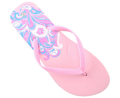 OCTAVE Ladies Summer Beach Wear Flip Flops - Blossom Design