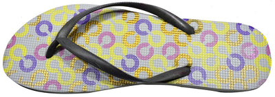 OCTAVE Ladies Summer Beach Wear Flip Flops - Links Design