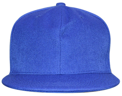 OCTAVE Unisex Baseball Cap Hat - Plastic Snap Strap Closure - Blue