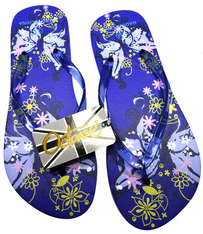 OCTAVE Ladies Summer Beach Wear Flip Flops - Butterfly Design