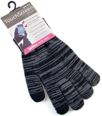 OCTAVE Ladies Black Touch Screen Gloves