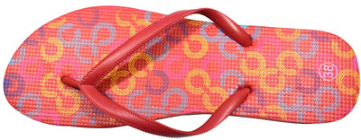 OCTAVE Ladies Summer Beach Wear Flip Flops - Links Design