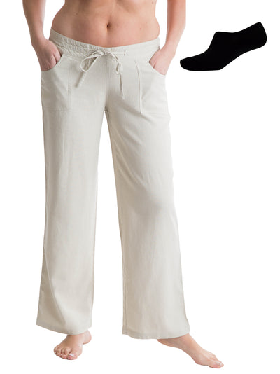 OCTAVE Ladies Linen Trousers