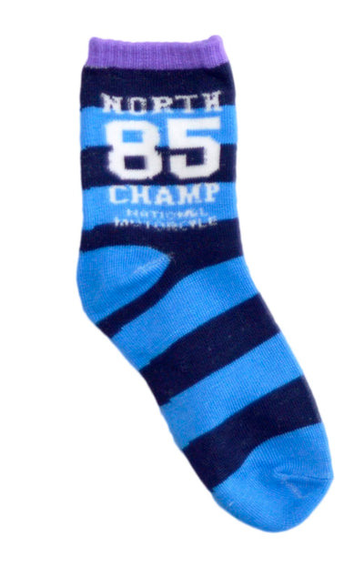 OCTAVE Boys Kids Children Toddlers Ankle Socks In Cool Funky Designs - Pack of 12