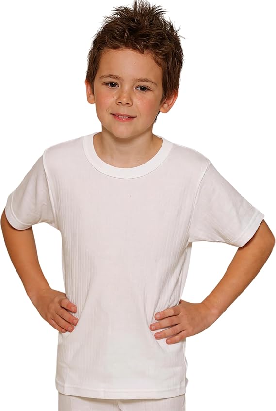 Octave® Boys Thermal Underwear Short-Sleeved Vest