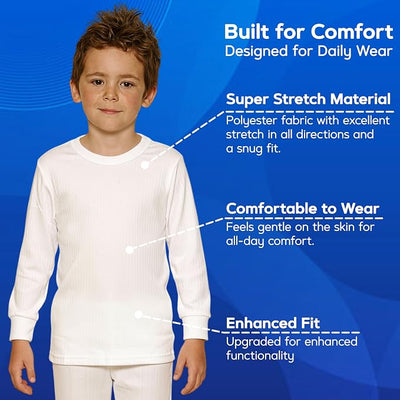 Octave® Boys Thermal Underwear Long-Sleeved Vest