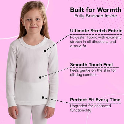 Octave® Girls Thermal Underwear Long-Sleeved Vest