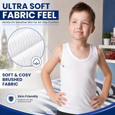 Octave® Boys Thermal Underwear Sleeveless Vest