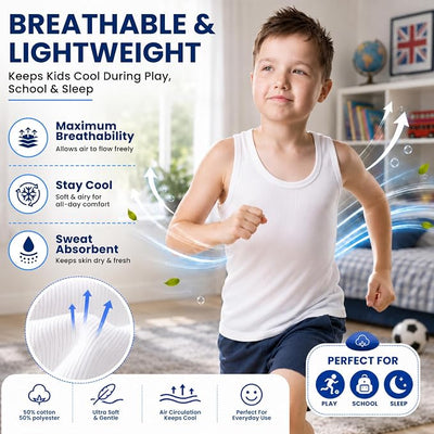 Octave® Boys Thermal Underwear Sleeveless Vest
