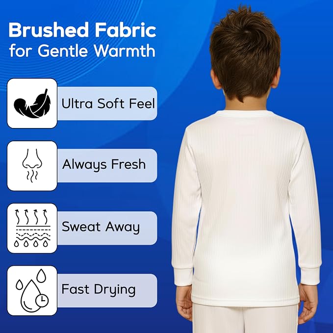Octave® Boys Thermal Underwear Long-Sleeved Vest