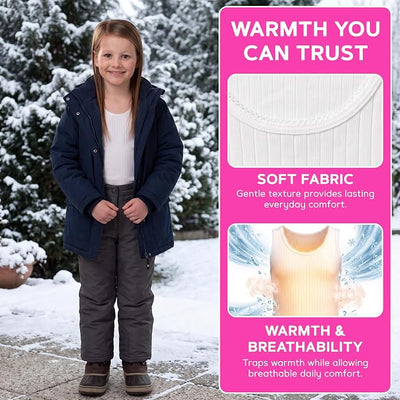 Octave® Girls Thermal Underwear Sleeveless Vest