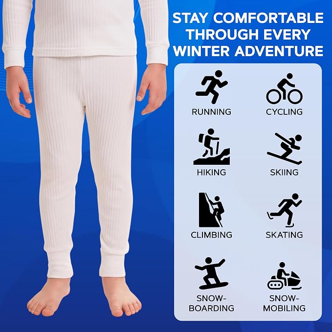 Octave® Boys Thermal Underwear Long Pants