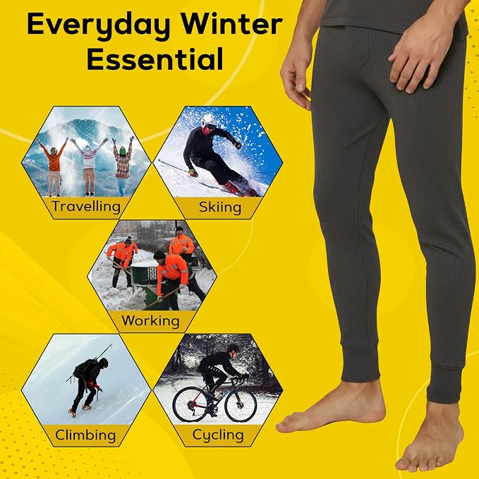 Octave® Mens Thermal Underwear Long John