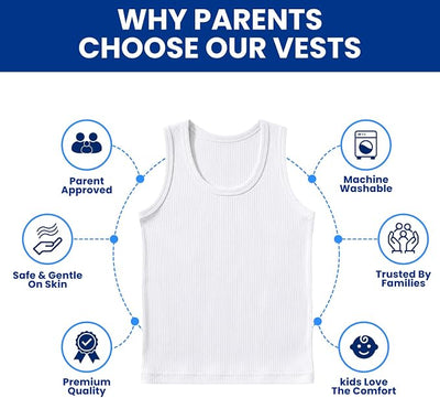 Octave® Boys Thermal Underwear Sleeveless Vest