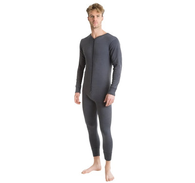 Octave® Adult Unisex Thermal Underwear All-In-One Zip Back Flap Union Suit